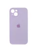 Чехол Silicone Case Full Camera Protective (AA) для Apple iPhone 15 (6.1") Сиреневый / Lilac