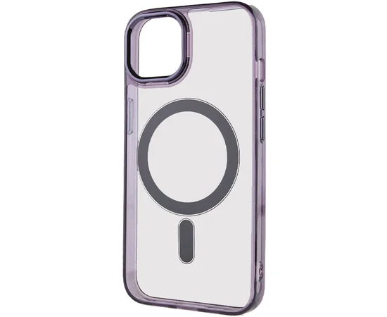 Чехол TPU Iris with MagSafe для Apple iPhone 15 (6.1") Черный