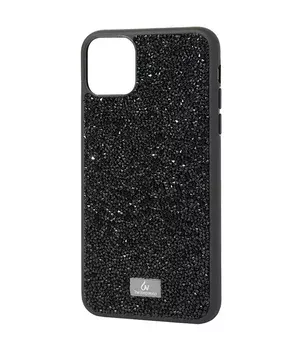 TPU чехол Bling World Rock Diamond для Apple iPhone 15 (6.1") Черный