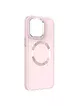 TPU чехол Bonbon Metal Style with MagSafe для Apple iPhone 15 (6.1") Розовый / Light Pink
