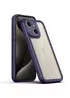 TPU чехол Transparent + Colour 1,5mm для Apple iPhone 15 (6.1") Purple