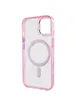 Чехол TPU Iris with MagSafe для Apple iPhone 15 (6.1") Розовый