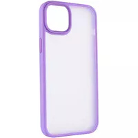 TPU+PC чохол Metal Buttons для Apple iPhone 15 (6.1") Бузковий
