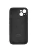 Чохол Silicone Case Full Camera Protective (AA) Apple iPhone 15 (6.1") Чорний / Black