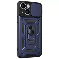 Чохол Ummi Camshield Serge Ring для Apple iPhone 15 (6.1") Синій / Navy