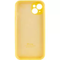 Чохол Silicone Case Full Camera Protective (AA) Apple iPhone 15 (6.1") Жовтий / Yellow