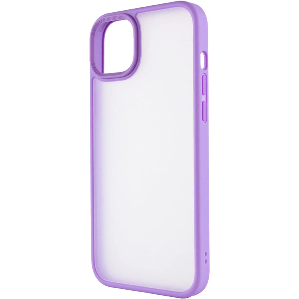 TPU+PC чохол Metal Buttons для Apple iPhone 15 (6.1") Бузковий