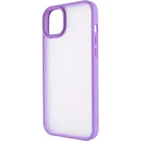 TPU+PC чохол Metal Buttons для Apple iPhone 15 (6.1") Бузковий