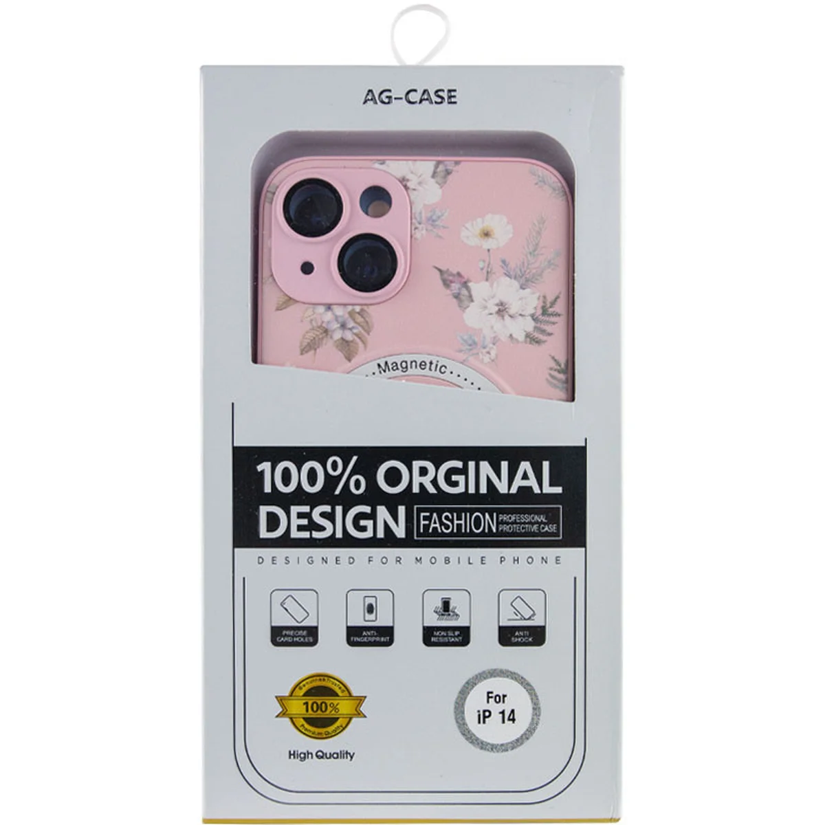 TPU+PC чохол Secret Garden with MagSafe для Apple iPhone 15 (6.1") Pink