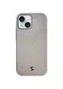 Чохол PC+Leather SGP with MagSafe для Apple iPhone 15 (6.1") Grey
