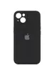 Чохол Silicone Case Full Camera Protective (AA) Apple iPhone 15 (6.1") Чорний / Black