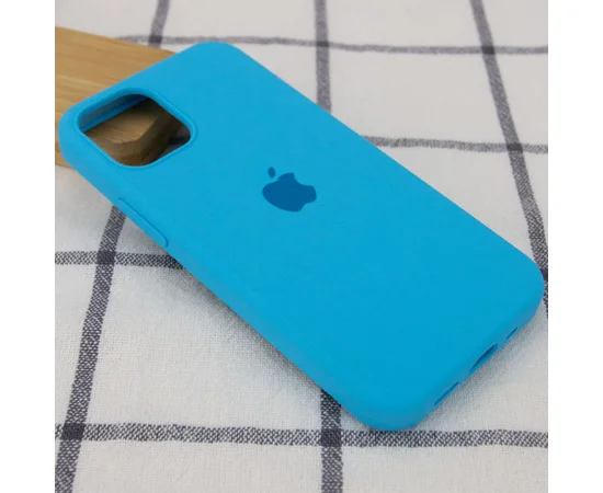 Чехол Silicone Case Full Protective (AA) для Apple iPhone 15 (6.1") Голубой / Blue