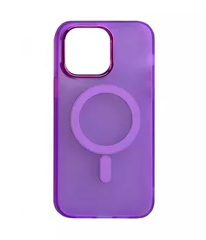 Чохол TPU+PC Lily with MagSafe для Apple iPhone 15 (6.1") Purple