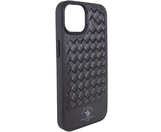 Шкіряний чохол Polo Santa Barbara для Apple iPhone 15 (6.1") Black
