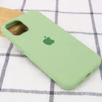 Чохол Silicone Case Full Protective (AA) для Apple iPhone 15 (6.1") М'ятний / Mint