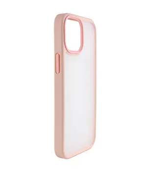 TPU+PC чехол Metal Buttons для Apple iPhone 15 (6.1") Розовый