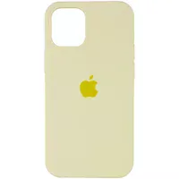 Чехол Silicone Case Full Protective (AA) для Apple iPhone 15 (6.1") Желтый / Mellow Yellow