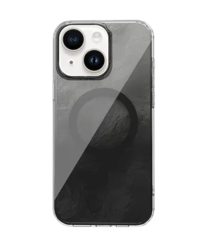 Чехол TPU Shiny Mountain (MagFit) для Apple iPhone 15 (6.1") Black