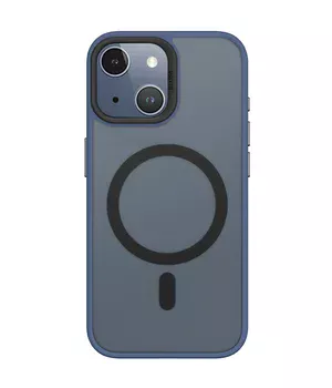 TPU+PC чохол Blueo Skin Friendly Frosted with MagSafe для Apple iPhone 15 (6.1") Синій