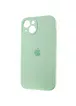 Чехол Silicone Case Full Camera Protective (AA) для Apple iPhone 15 (6.1") Зеленый / Pistachio