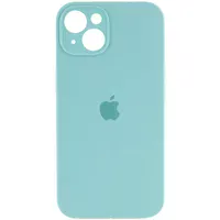 Чохол Silicone Case Full Camera Protective (AA) Apple iPhone 15 (6.1") Бірюзовий / Marine Green