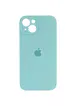 Чохол Silicone Case Full Camera Protective (AA) Apple iPhone 15 (6.1") Бірюзовий / Marine Green