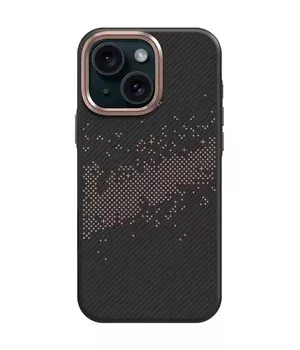 TPU чехол Monzo (MagFit) для Apple iPhone 15 (6.1") Titanium gold