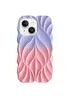 TPU чехол Leaf для Apple iPhone 15 (6.1") Lilac / Pink