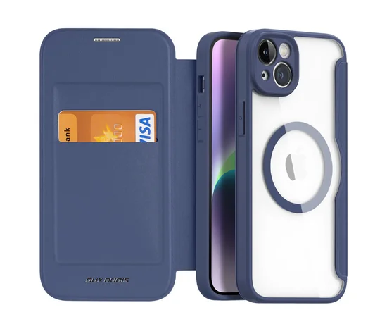 Чохол-книжка Dux Ducis Skin X Pro with MagSafe Apple iPhone 15 (6.1") Blue