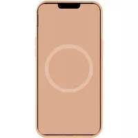 Чохол Silicone case (AAA) full with Magsafe and Animation для Apple iPhone 15 (6.1") Помаранчевий / Orange Sorbet