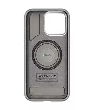 Чехол PC+Leather SGP with MagSafe для Apple iPhone 15 (6.1") Grey