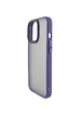 TPU+PC чохол Metal Buttons для Apple iPhone 15 (6.1") Темно-фіолетовий