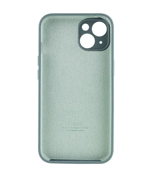 Чохол Silicone Case Full Camera Protective (AA) Apple iPhone 15 (6.1") Зелений / Pine green