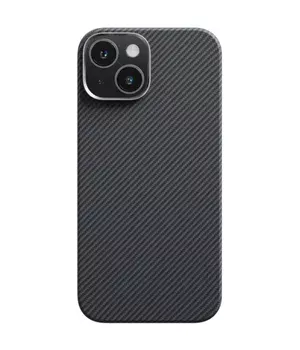 Чохол PC Carbon Protection Slim with MagSafe для Apple iPhone 15 (6.1") Black