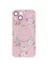 TPU+PC чохол Secret Garden with MagSafe для Apple iPhone 15 (6.1") Pink
