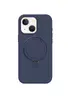Чехол Silicone Case Full Protective NO LOGO with Ring для Apple iPhone 15 (6.1") Dark Blue