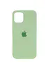 Чехол Silicone Case Full Protective (AA) для Apple iPhone 15 (6.1") Мятный / Mint