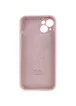 Чехол Silicone Case Full Camera Protective (AA) для Apple iPhone 15 (6.1") Розовый / Pink Sand