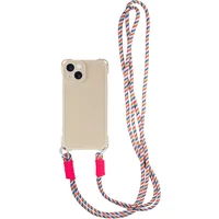 Чехол TPU CrossBody with straps для Apple iPhone 15 (6.1") Antique White
