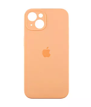 Чехол Silicone Case Full Camera Protective (AA) для Apple iPhone 15 (6.1") Оранжевый / Cantaloupe