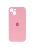 Чехол Silicone Case Full Camera Protective (AA) для Apple iPhone 15 (6.1") Розовый / Light pink