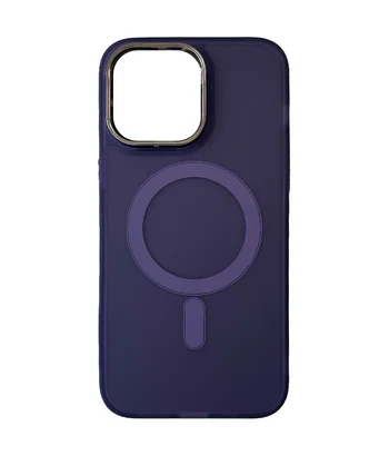 Чохол TPU+PC Lily with MagSafe для Apple iPhone 15 (6.1") Dark Purple