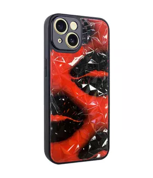 TPU+PC чехол Prisma Plushie для Apple iPhone 15 (6.1") Kiss