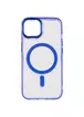 Чохол TPU Iris with MagSafe для Apple iPhone 15 (6.1") Синій