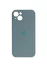 Чехол Silicone Case Full Camera Protective (AA) для Apple iPhone 15 (6.1") Зеленый / Pine green