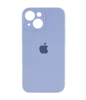 Чохол Silicone Case Full Camera Protective (AA) для Apple iPhone 15 (6.1") Синій / Lilac Blue