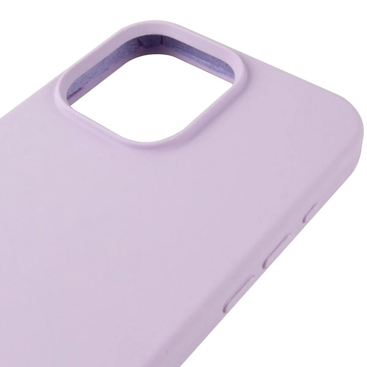 Чехол Silicone Case (AA) Logo with MagSafe для Apple iPhone 15 (6.1") Сиреневый / Lilac