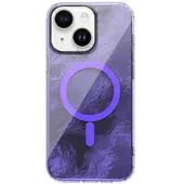 Чехол TPU Shiny Mountain (MagFit) для Apple iPhone 15 (6.1") Purple