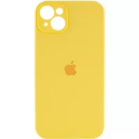 Чохол Silicone Case Full Camera Protective (AA) Apple iPhone 15 (6.1") Жовтий / Yellow