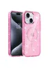 Чохол TPU Eclipse Sparkle (MagFit) для Apple iPhone 15 (6.1") Pink